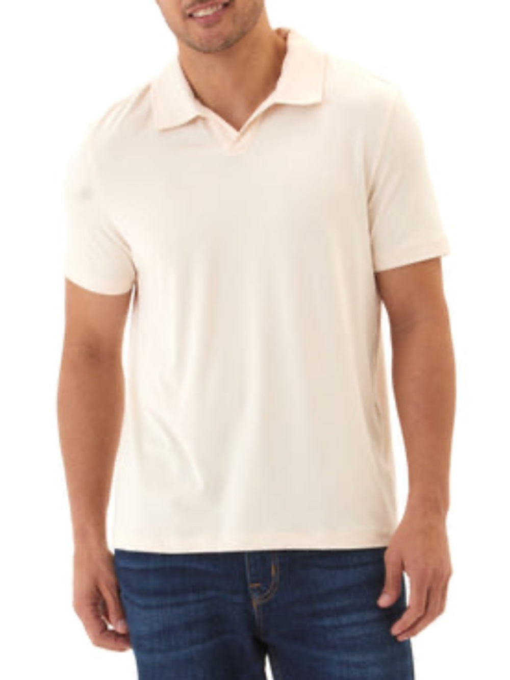 Threads 4 Thought Men's Jared Luxe Jersey Short Sleeve Polo - Size Medium